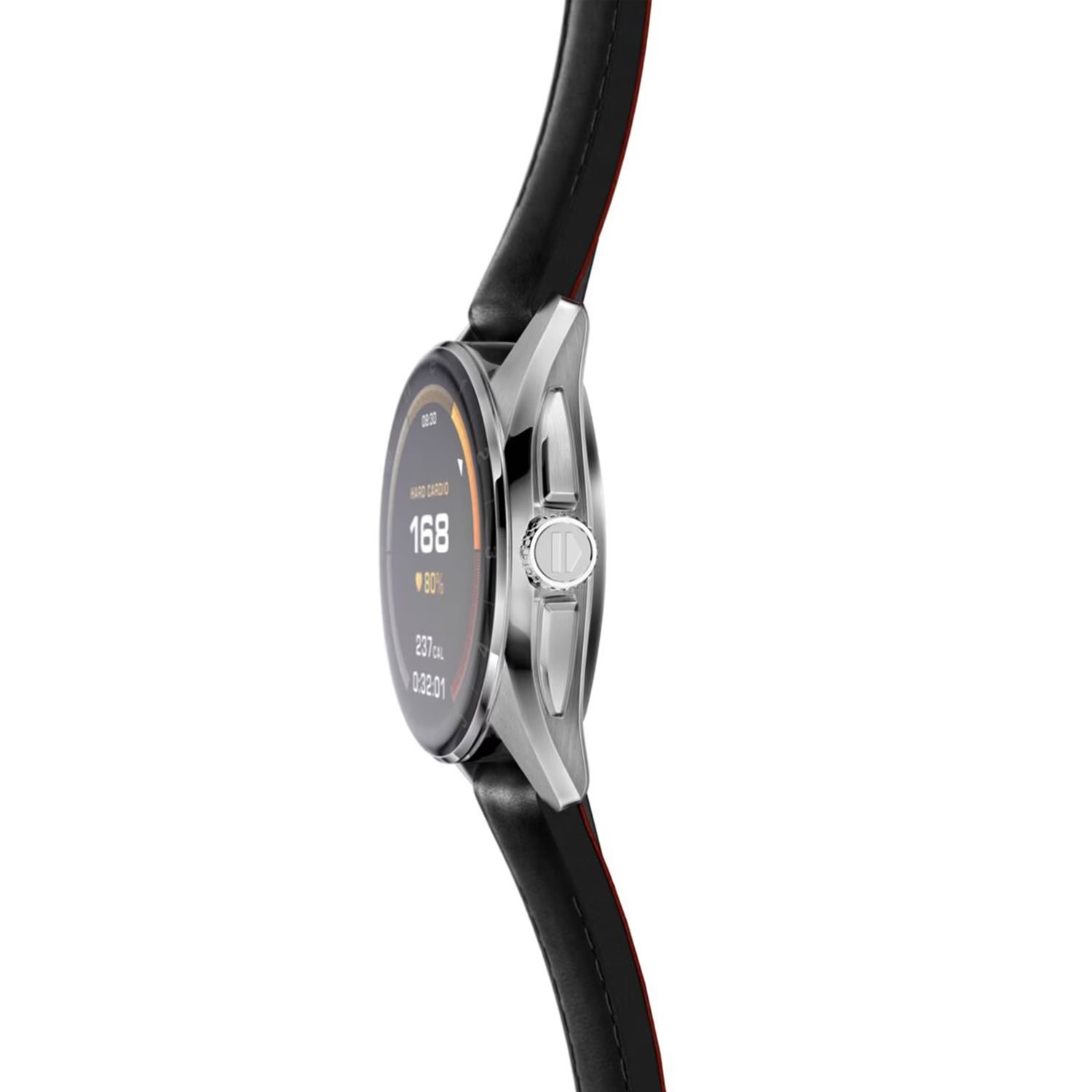 Connected Calibre E4 42mm - 2022 - Steel Case (SBR80 42mm) - Black Leather Strap - 图片 3