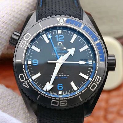 REPLICA OMEGA SEAMASTER 215.92.46.22.01.002 GMT VS FACTORY BLACK CERAMIC