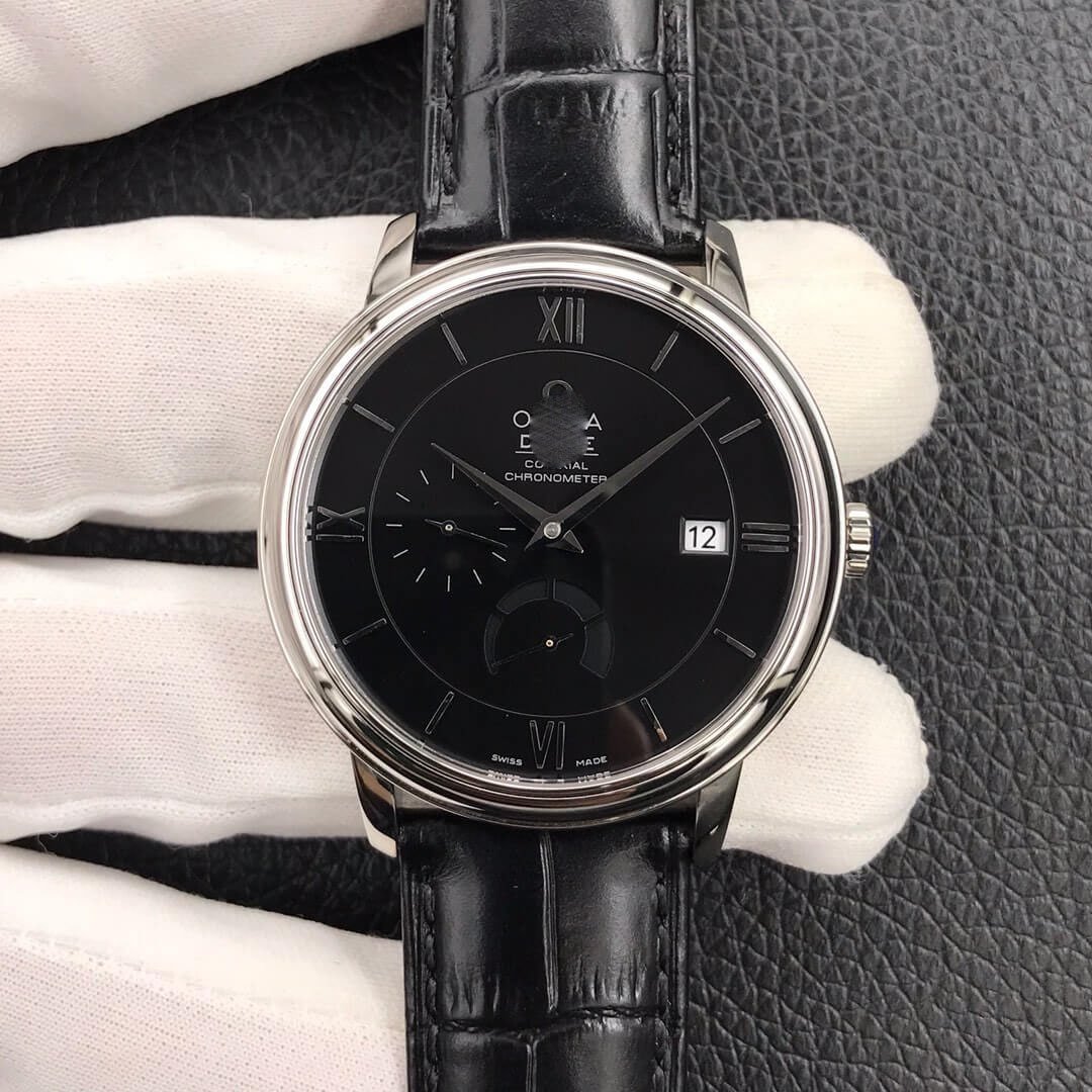 REPLICA OMEGA DE VILLE 424.13.40.21.01.001 ZF FACTORY BLACK STRAP