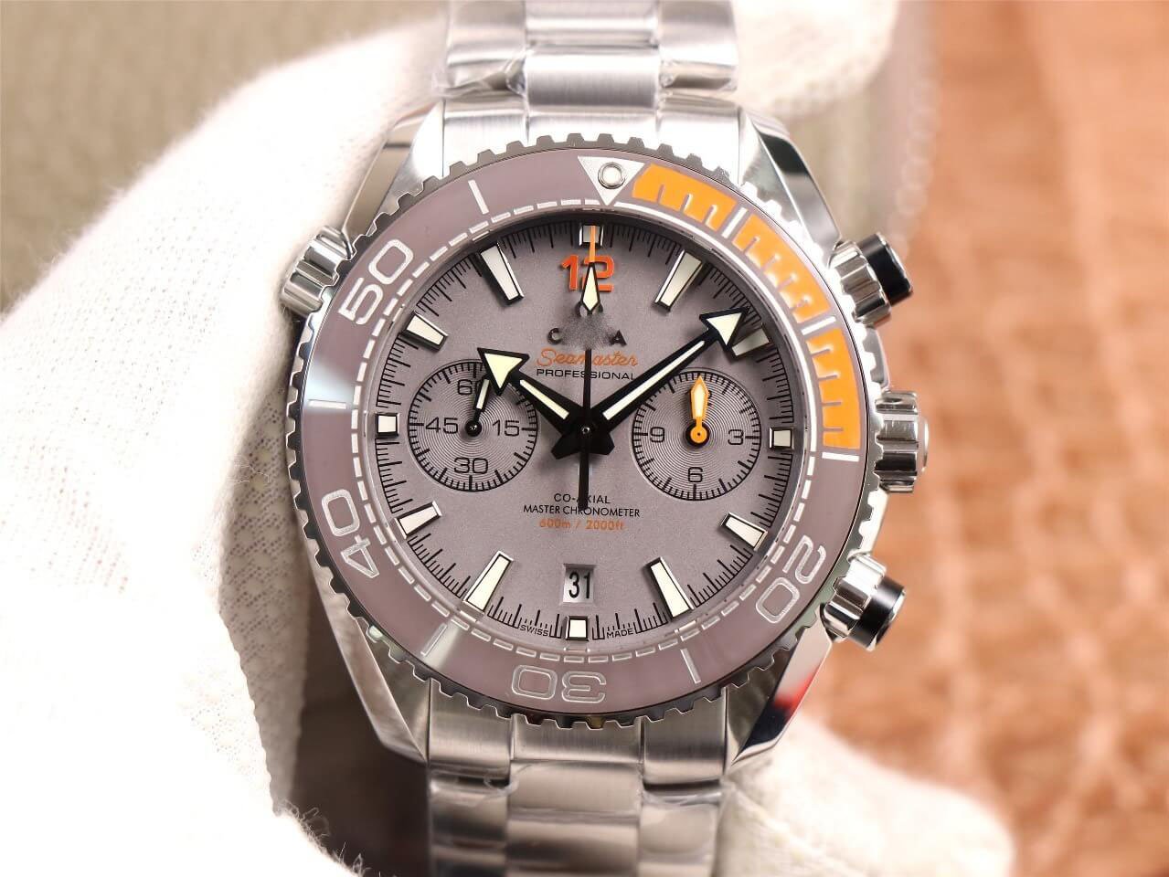 REPLICA OMEGA SEAMASTER OCEAN UNIVERSE 600M 215.90.46.51.99.001 OM FACTORY STAINLESS STEEL STRAP
