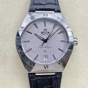 REPLICA SBF OMEGA CONSTELLATION 131.12.41.21.06.001 VS FACTORY LEATHER STRAP