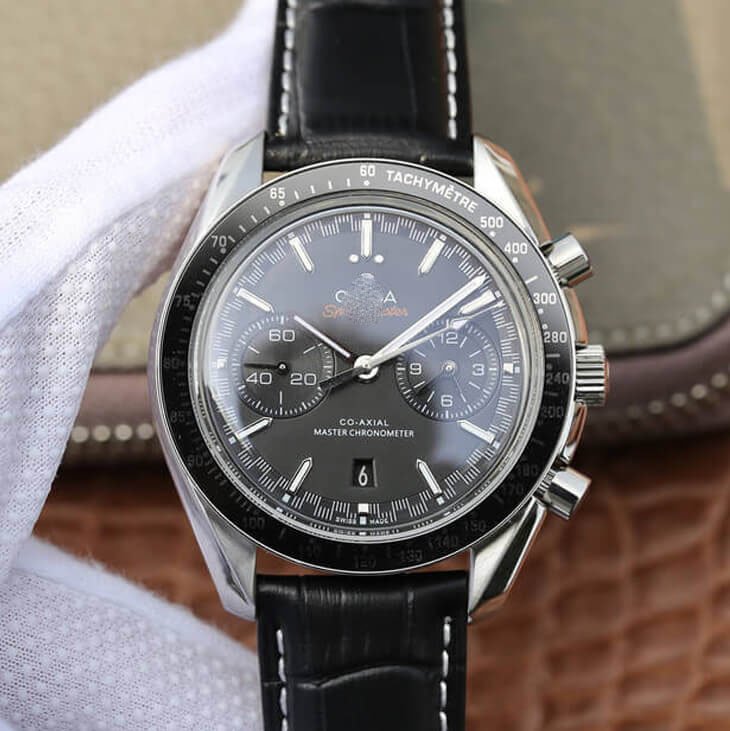 REPLICA OMEGA SPEEDMASTER RACING CHRONOGRAPH 329.33.44.51.01.001 OM FACTORY BLACK STRAP