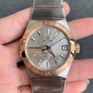 REPLICA OMEGA CONSTELLATION 123.20.38.21.02.001 VS FACTORY WHITE DIAL