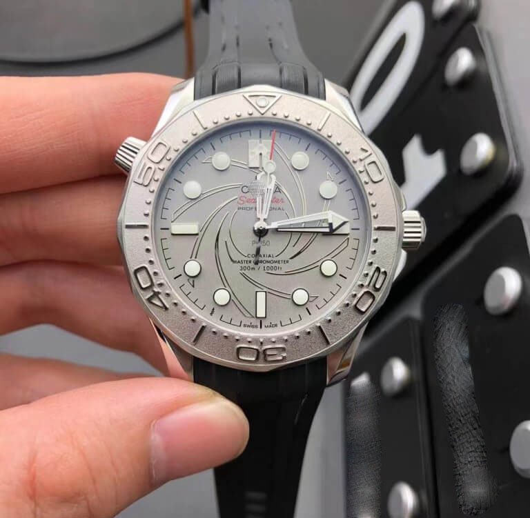 REPLICA OMEGA SEAMASTER 300M 42MM VS FACTORY GREY STRAP