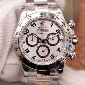 REPLICA ROLEX DAYTONA COSMOGRAPH 116509-78599 NOOB FACTORY WHITE DIAL