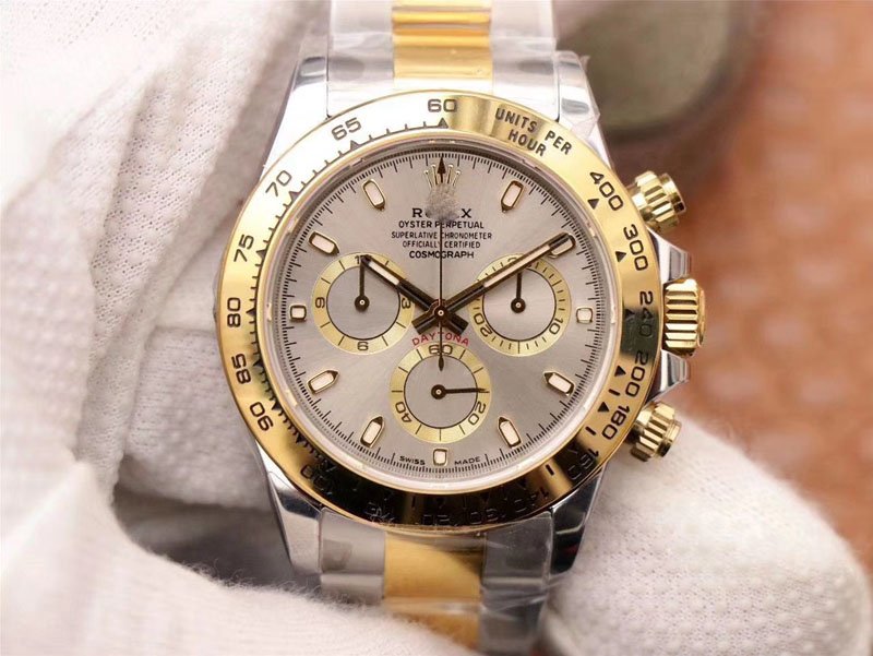 REPLICA ROLEX DAYTONA COSMOGRAPH M116503-0002 NOOB FACTORY GRAY DIAL