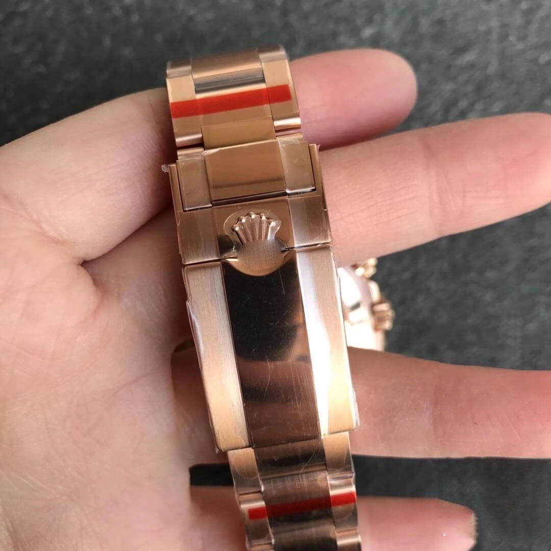 REPLICA ROLEX DAYTONA M116505-0009 NOOB FACTORY ROSE GOLD DIAL - 图片 6