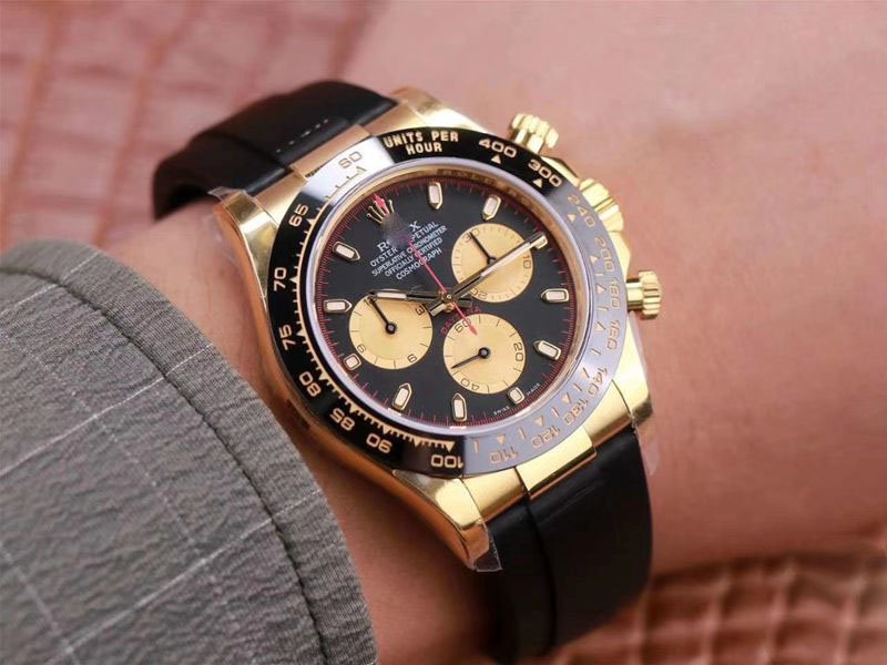 REPLICA ROLEX DAYTONA M116518LN-0047 NOOB FACTORY BLACK DIAL 4130 MOVEMENT - 图片 7