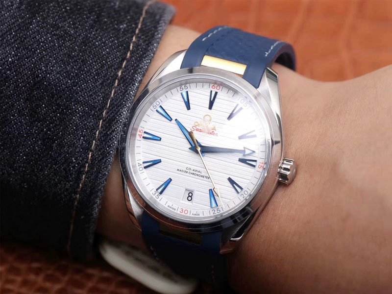REPLICA OMEGA SEAMASTER 220.12.41.21.02.004 RYDER CUP VS FACTORY WHITE DIAL - 图片 6