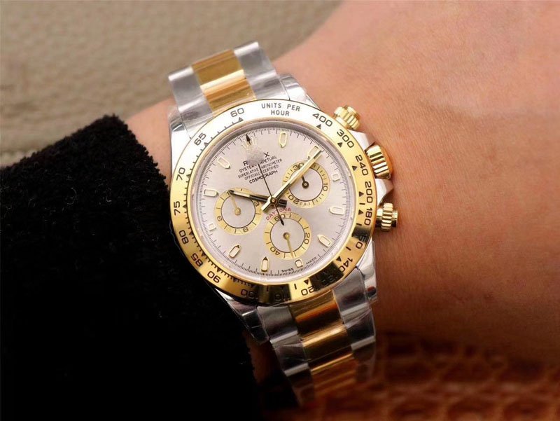 REPLICA ROLEX DAYTONA COSMOGRAPH M116503-0002 NOOB FACTORY GRAY DIAL - 图片 6