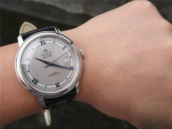 REPLICA OMEGA DE VILLE 424.13.40.20.02.003 MKS FACTORY BLACK STRAP - 图片 6