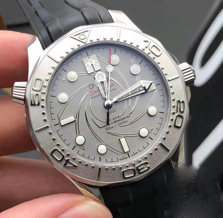 REPLICA OMEGA SEAMASTER 300M 42MM VS FACTORY GREY STRAP - 图片 2