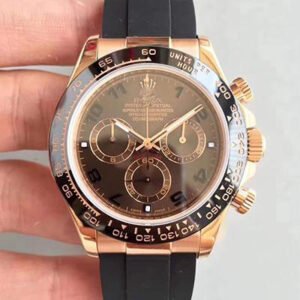 REPLICA ROLEX DAYTONA COSMOGRAPH 116515LN NOOB FACTORY CHOCOLATE DIAL