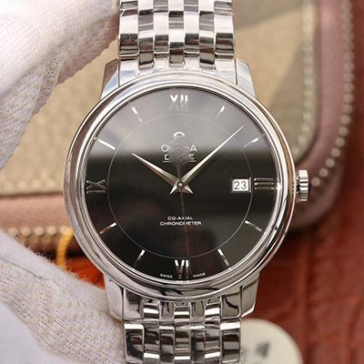 REPLICA OMEGA DE VILLE PRESTIGE 424.10.37.20.01.001 MKS FACTORY BLACK DIAL