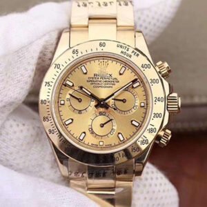 REPLICA ROLEX DAYTONA COSMOGRAPH 116503 JH FACTORY GOLD DIAL