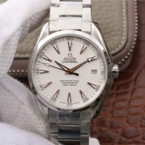 REPLICA OMEGA SEAMASTER AQUA TERRA 231.13.42.21.02.003 VS FACTORY WHITE DIAL
