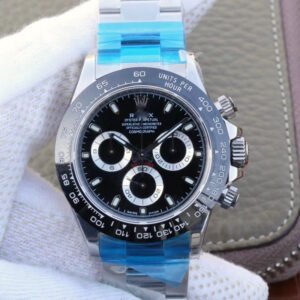REPLICA ROLEX DAYTONA COSMOGRAPH 116500LN NOOB FACTORY BLACK DIAL