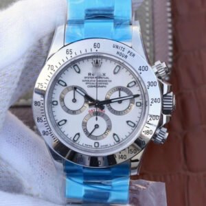 REPLICA ROLEX DAYTONA COSMOGRAPH 116520 NOOB FACTORY WHITE DIAL