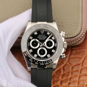 REPLICA ROLEX DAYTONA COSMOGRAPH 116519 NOOB FACTORY BLACK DIAL
