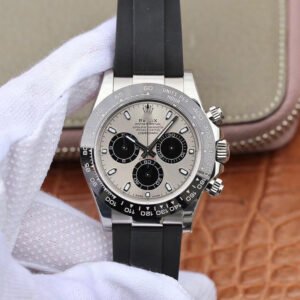 REPLICA ROLEX DAYTONA COSMOGRAPH 116519LN NOOB FACTORY GREY DIAL