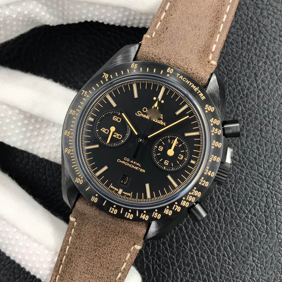 REPLICA OMEGA SPEEDMASTER 311.92.44.51.01.006 OM FACTORY BROWN STRAP - 图片 2