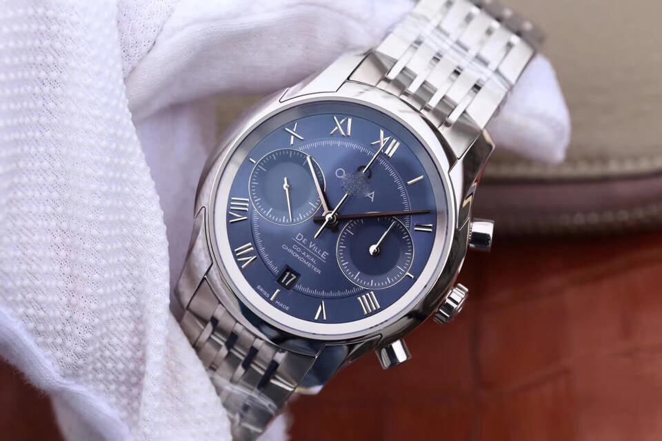 REPLICA OMEGA DE VILLE 431.10.42.51.03.001 OM FACTORY STAINLESS STEEL STRAP - 图片 2