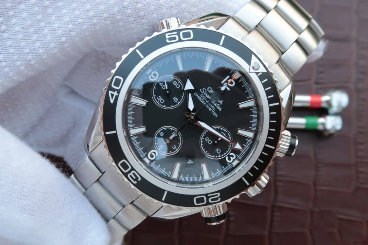 REPLICA OMEGA SEAMASTER OCEAN UNIVERSE 600M 2210.50.00 OM FACTORY STAINLESS STEEL STRAP - 图片 2
