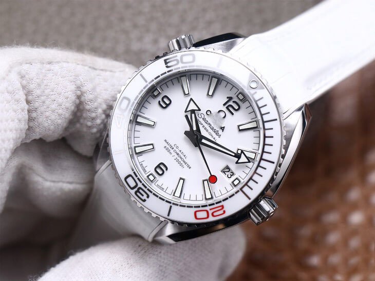 REPLICA OMEGA SEAMASTER 522.33.40.20.04.001 TOKYO 2020 LIMITED EDITION VS FACTORY WHITE STRAP - 图片 2