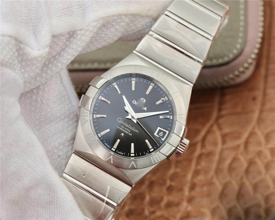 REPLICA OMEGA CONSTELLATION 123.10.38.21.01.001 VS FACTORY TITANIUM CASE - 图片 2