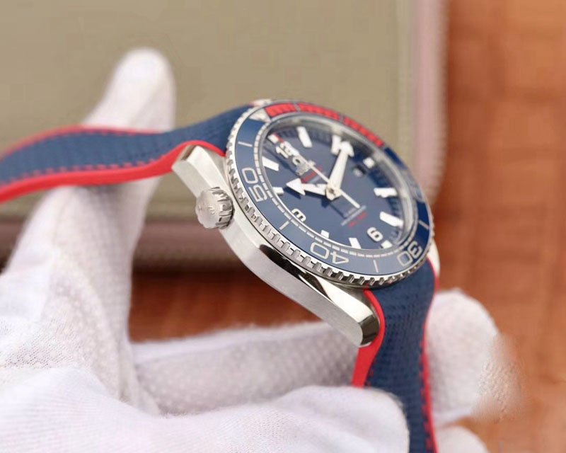 REPLICA OMEGA SEAMASTER PEPSI SPECIALITIES SERIES 522.32.44.21.03.001 VS FACTORY BLUE DIAL - 图片 3