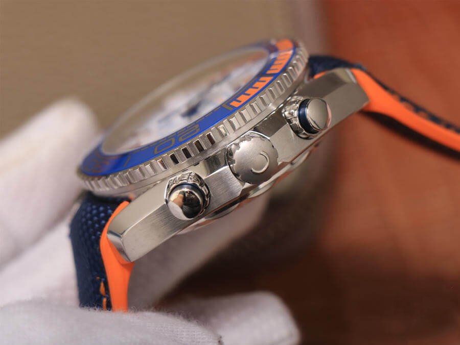 REPLICA OMEGA SEAMASTER OCEAN UNIVERSE 600M 215.32.46.51.04.001 OM FACTORY BLUE STRAP - 图片 3