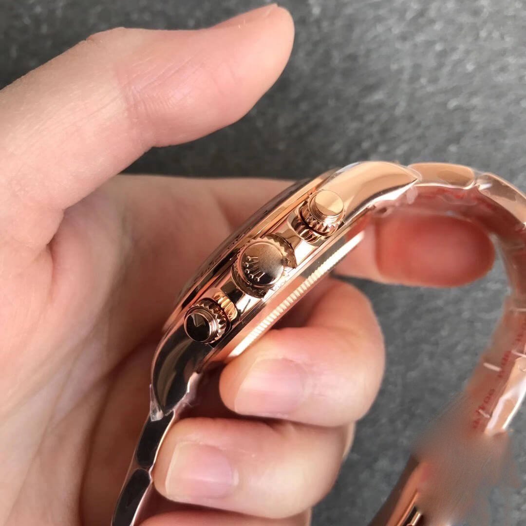 REPLICA ROLEX DAYTONA M116505-0009 NOOB FACTORY ROSE GOLD DIAL - 图片 2