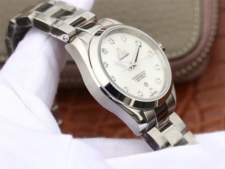 REPLICA OMEGA SEAMASTER 231.10.34.20.55.002 AQUA TERRA 150M 3S FACTORY STAINLESS STEEL BEZEL - 图片 3