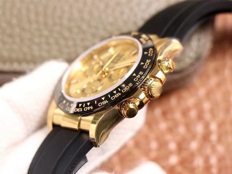 REPLICA ROLEX DAYTONA M116518LN-0042 NOOB FACTORY CHAMPAGNE DIAL 4130 MOVEMENT - 图片 2