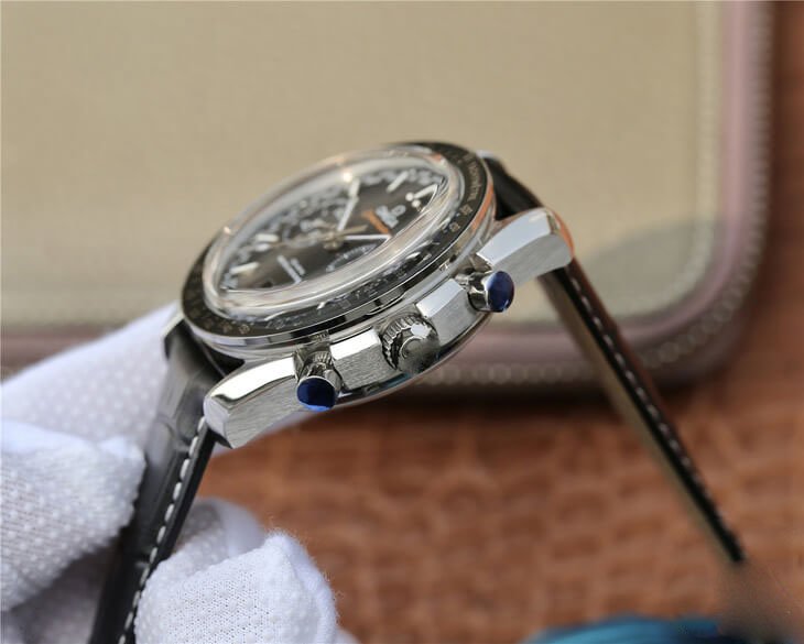 REPLICA OMEGA SPEEDMASTER RACING CHRONOGRAPH 329.33.44.51.01.001 OM FACTORY BLACK STRAP - 图片 3