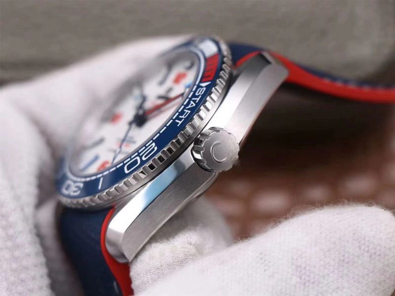 REPLICA OMEGA SEAMASTER PLANET OCEAN 36TH AMERICA’S CUP LIMITED EDITION VS FACTORY WHITE DIAL - 图片 3
