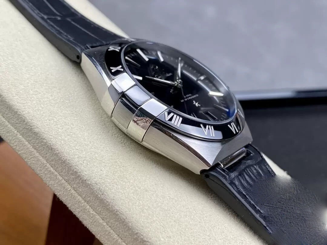 REPLICA SBF OMEGA CONSTELLATION 131.33.41.21.01.001 VS FACTORY BLACK LEATHER STRAP - 图片 4