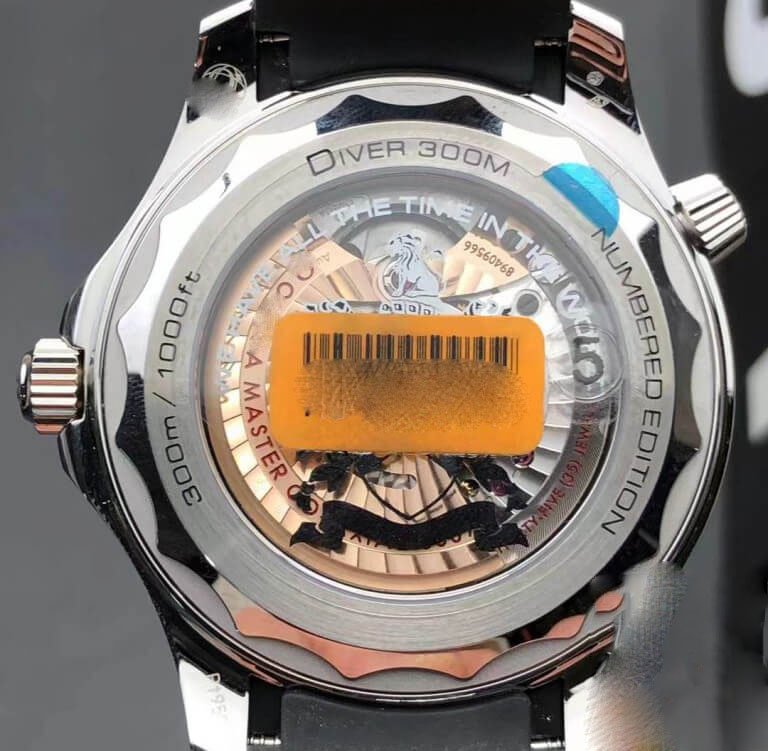 REPLICA OMEGA SEAMASTER 300M 42MM VS FACTORY GREY STRAP - 图片 5