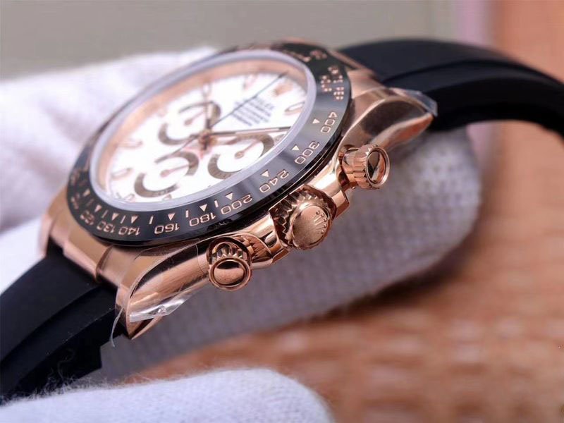 REPLICA ROLEX DAYTONA M116515LN-0019 NOOB FACTORY WHITE DIAL 4130 MOVEMENT - 图片 2