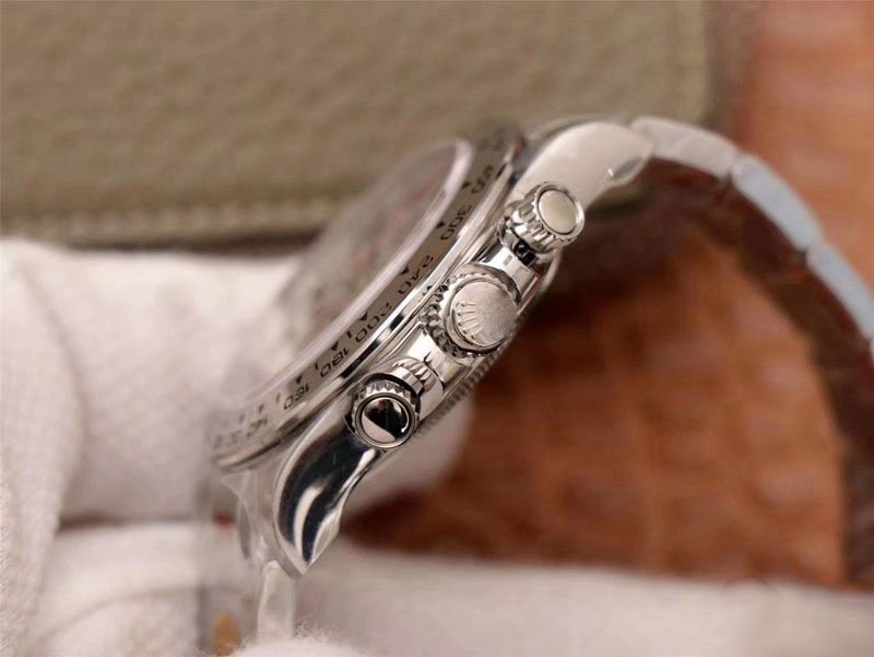 REPLICA ROLEX DAYTONA COSMOGRAPH 116509-78599 NOOB FACTORY WHITE DIAL - 图片 2