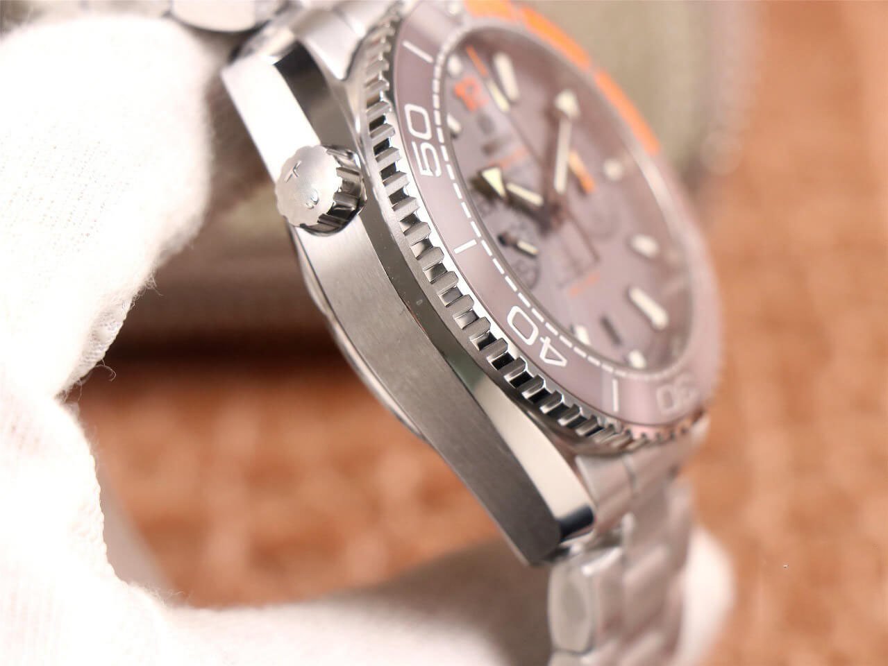 REPLICA OMEGA SEAMASTER OCEAN UNIVERSE 600M 215.90.46.51.99.001 OM FACTORY STAINLESS STEEL STRAP - 图片 4