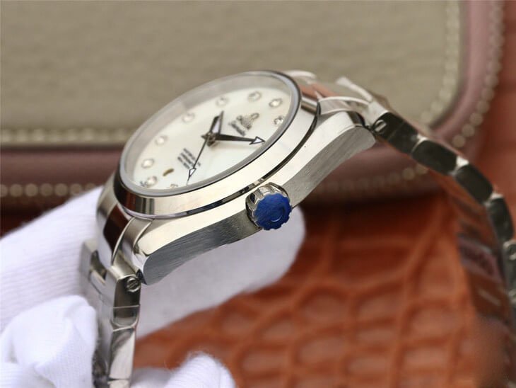 REPLICA OMEGA SEAMASTER 231.10.34.20.55.002 AQUA TERRA 150M 3S FACTORY STAINLESS STEEL BEZEL - 图片 4