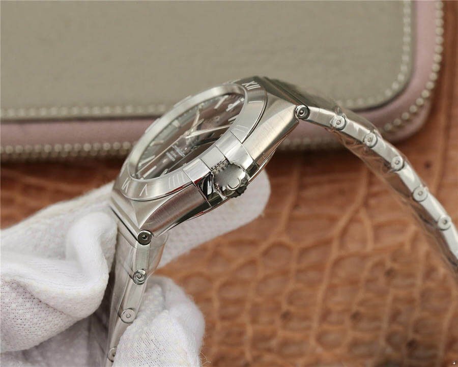 REPLICA OMEGA CONSTELLATION 123.10.38.21.01.001 VS FACTORY TITANIUM CASE - 图片 3