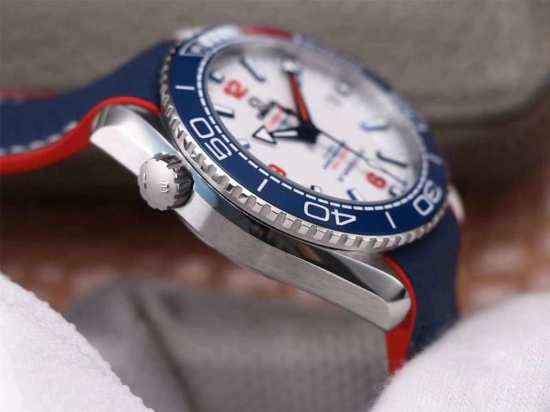 REPLICA OMEGA SEAMASTER PLANET OCEAN 36TH AMERICA’S CUP LIMITED EDITION VS FACTORY WHITE DIAL - 图片 4