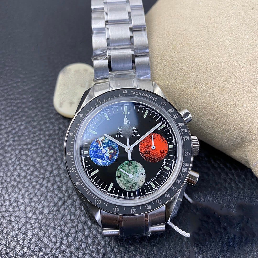 REPLICA OMEGA SPEEDMASTER 3577.50.00 OM FACTORY BLACK BEZEL - 图片 4