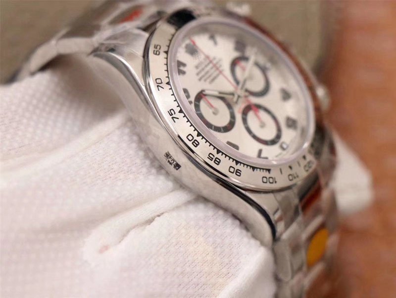 REPLICA ROLEX DAYTONA COSMOGRAPH 116509-78599 NOOB FACTORY WHITE DIAL - 图片 3