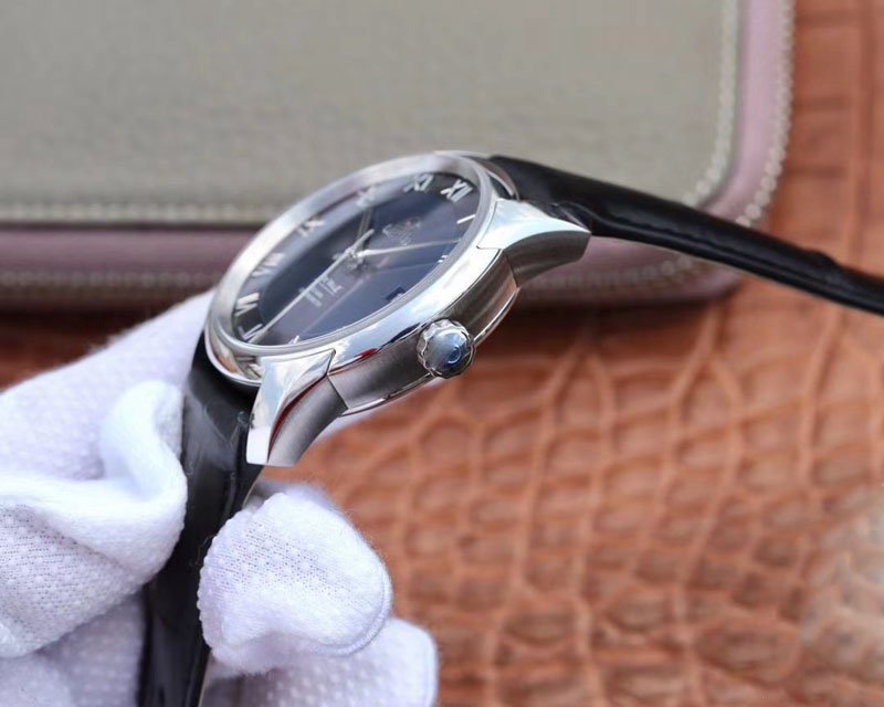 REPLICA OMEGA DE VILLE 431.13.41.21.03.001 VS FACTORY BLUE DIAL - 图片 4
