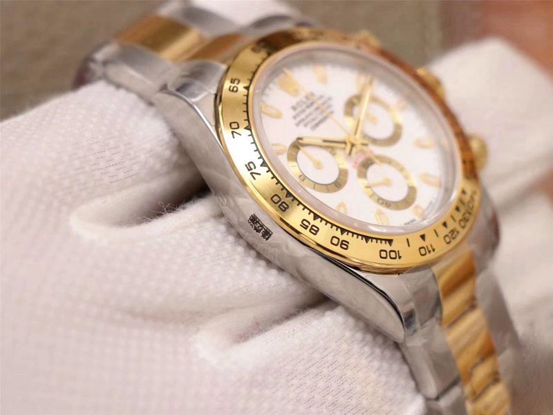 REPLICA ROLEX DAYTONA COSMOGRAPH M116503-0001 NOOB FACTORY WHITE DIAL - 图片 3