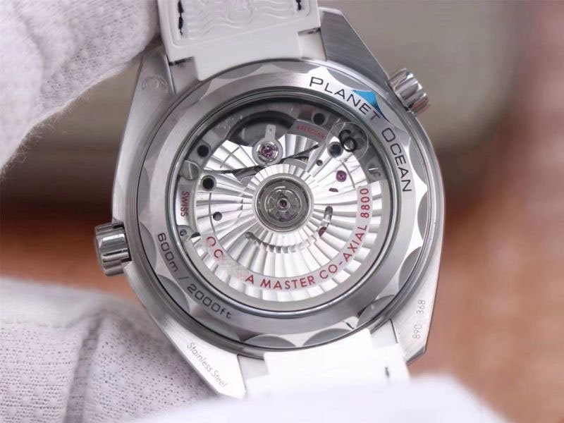 REPLICA OMEGA SEAMASTER 215.33.40.20.04.001 PLANET OCEAN 600M VS FACTORY WHITE DIAL - 图片 5