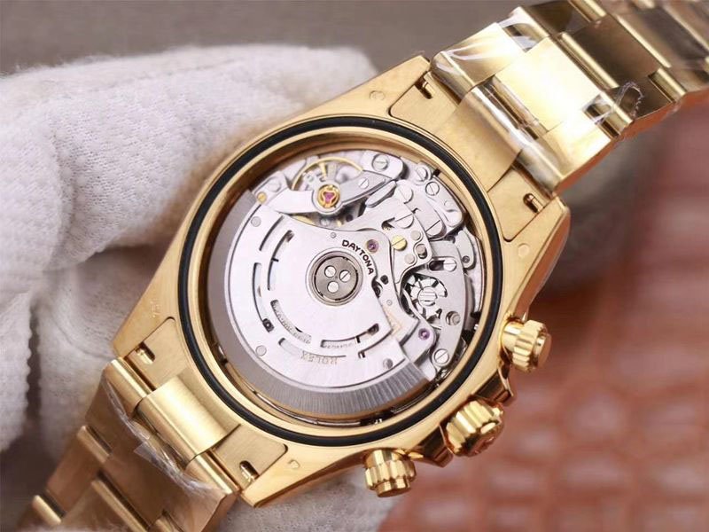 REPLICA ROLEX DAYTONA M116508-0009 NOOB FACTORY BLACK DIAL 4130 MOVEMENT - 图片 5
